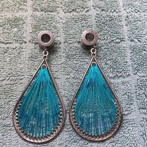 NWOT Turquoise Gauges Size 0